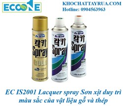 EC IS2001 Lacquer spray Sơn xịt duy trì màu sắc của vật liệu gỗ và thép